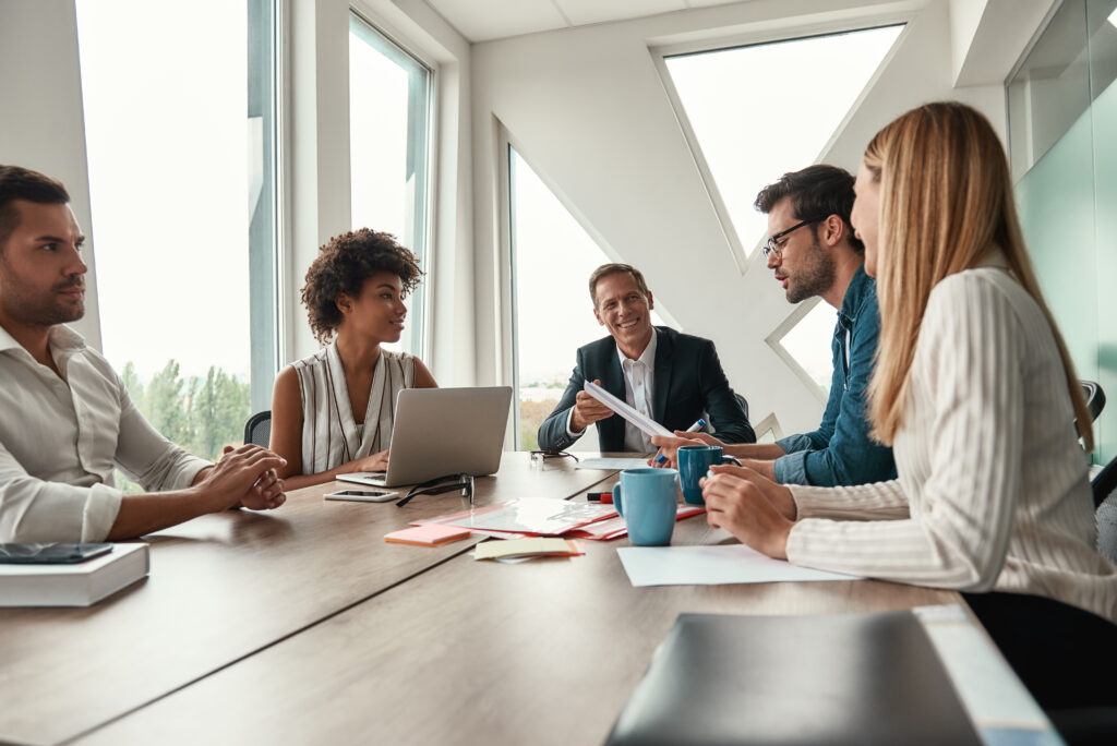 Executive and HR Leadership consulting meeting